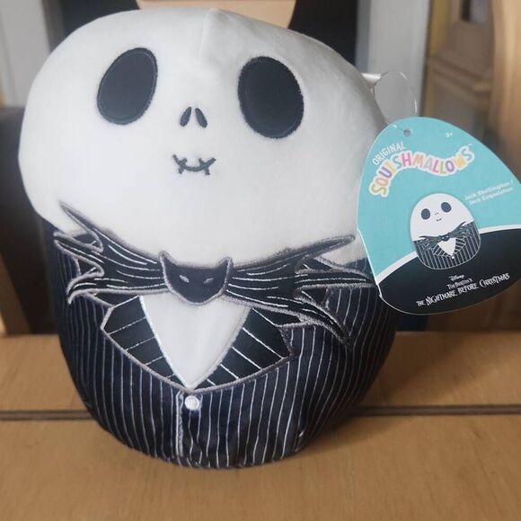 Squishmallow Nightmare before Christmas Jack and Sally 8"plush - Picture 7 of 7